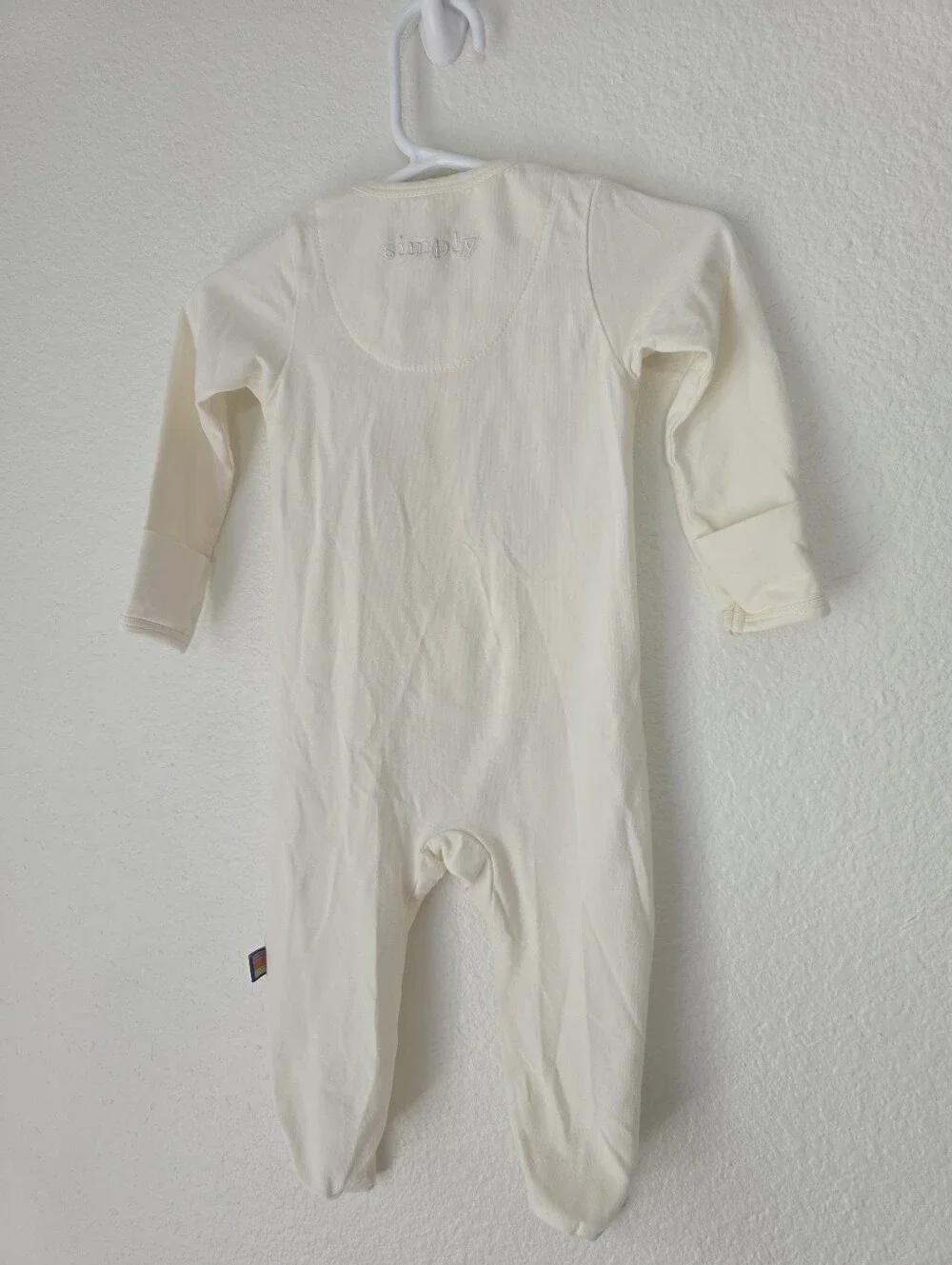 Magnetic Me Onsie, cream color, size 3-6 months